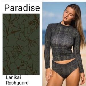Acacia Swimwear Lanikai Rashguard in paradise, L